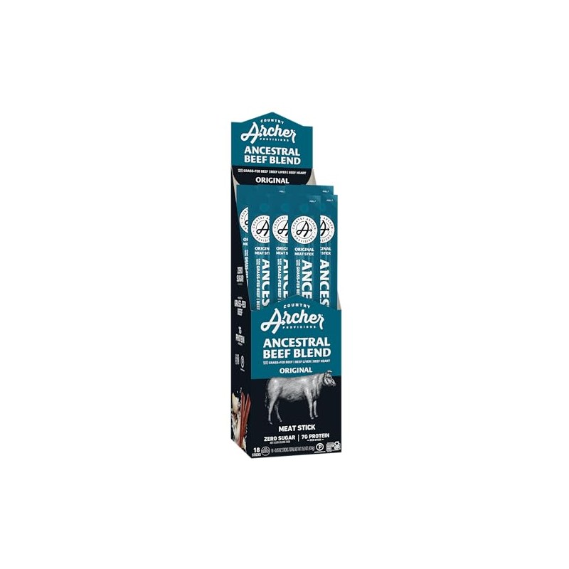 Country Archer Ancestral Beef Jerky Sticks - Grass Fed Beef