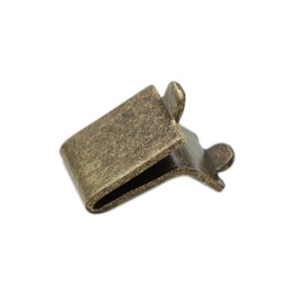 Adjustable Steel Pilaster Shelf Clip Support, Shelving Bracket Clips for Metal and Wood Shelves (14, Bronze)