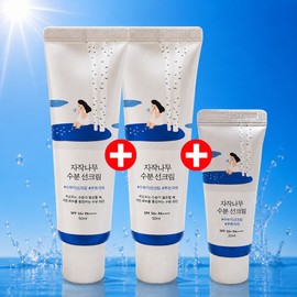 Round Lab Birch Moisture Sun Cream 50ml+50ml Double Special Sunscreen Recommendation Olive Young Sunscreen / 라운드랩 자작나무 수분 선크림 50ml+50ml 더블 기획 썬크림추천 올리브영 자외선차단제