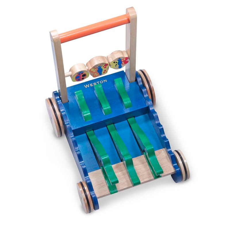 Melissa & Doug Deluxe Chomp and Clack Alligator Wooden Push