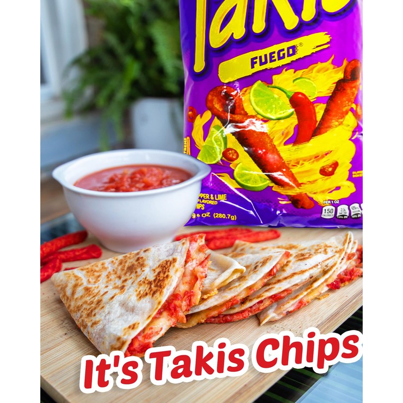 Takis Fuego Hot Chili Pepper & Lime Flavored Corn Snacks