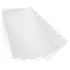 SHINEOFI A6 Binder Dividers with 5 Clear Pp Pocket Pages