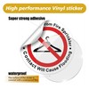 150 PCS Do Not Hang from Fire Sprinkler Sign,3 inch