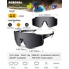 Polarized Sports Sunglasses for Men Women Youth Baseball Running Cycling