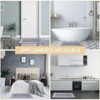 2pcs Tapete Baño Ultra Suave Alfombra Antidesliz Absorbente