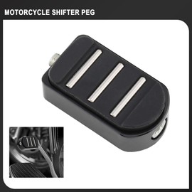 Heel Toe Shifter Peg Streamliner Shift Peg for Harley Touring Road King Street Glide Road Glides Sportster 883 1200 Dyna Street Bob Softail Fatboy Breakout FL (Black)