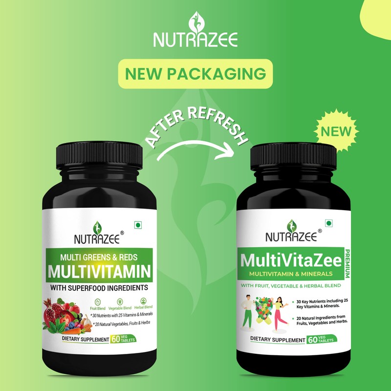 Nutrazee Nutrazee MultiVitaZee Multivitamin & Minerals Supplement for Men &