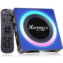 BL Android TV Box 13.0, 2024 Android 13 TV Box 4GB RAM 32GB ROM 8K, Android TV Boxes WiFi 6 with RK3528 Quad-core CPU, Android Box 4K/6K/8K 2.4G/5G Wi-Fi Bluetooth 5.0 USB 3.0 TV Box Android