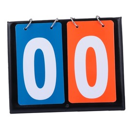 Mipcase Match Scoreboard Flip Scoreboard for Basketball and Sports Durable Tabletop Score Keeper Easy to Use for Training and Competitions and Design