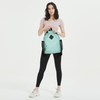 WANDF Turnbeutel mit Kordelzug, Sporttasche mit Schuhfach, wasserabweisender String-Rucksack Cinch