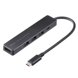 Sanwa Supply USB-5TCH15BK USB Type-C Hub with HDMI Port
