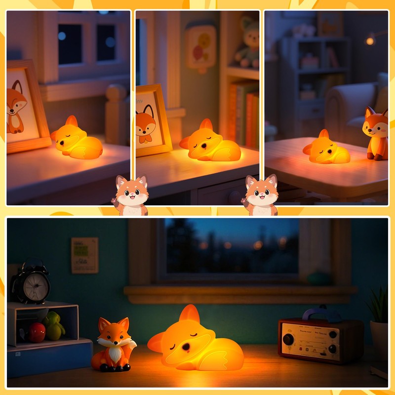 OkiyiD Night Light for Baby Nursery, LED Room Lighting (Color11)