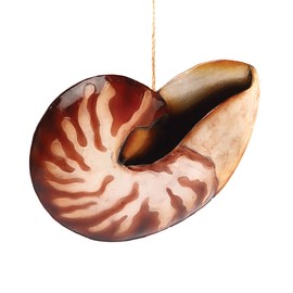 GALLERIE II Tortoiseshell Nautilus Shell Christmas Xmas Ornament Multi