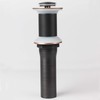 Oil Rubbed Bronze Pop Up Drain with Detachable Basket, Bathroom