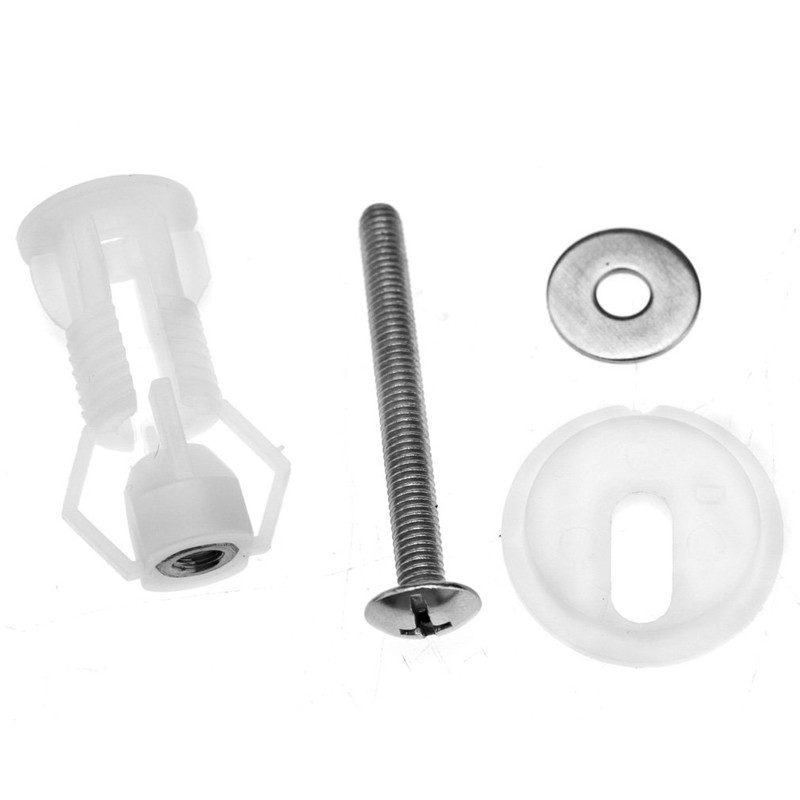 Micro Trader 2pcs Toilet Top Cover Lid Seat Fixings WC