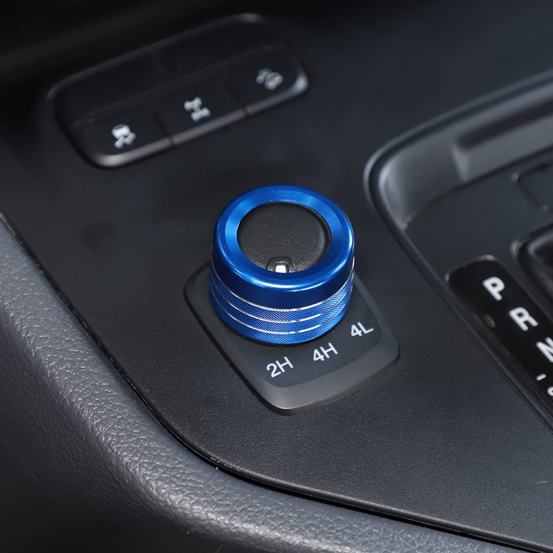 DIYUCAR For Ford Ranger 2015-2021 Car Headlight Switch Decoration Ring