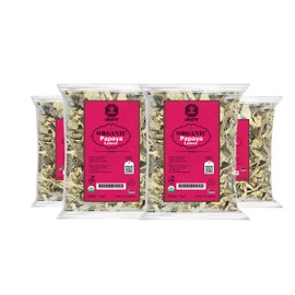 Akshit Organic Papaya Leaves, 10.4oz, Natural Leaf Tea, Hojas De Papaya, Dried From Fresh Green Papaya Leaves, Loose Papaya Leaf Tea, Non GMO, Gluten free