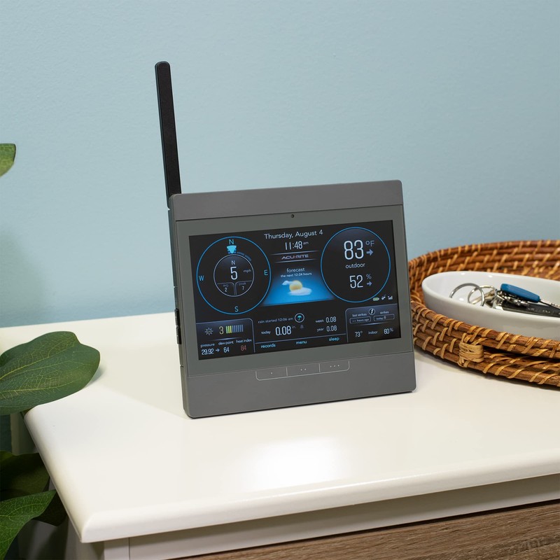 AcuRite Atlas Home Weather Station High-Definition Display for Temperature, Humidity,