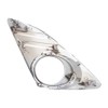 Brock Replacement Drivers Fog Lamp Chrome Cover Front Left Bumper