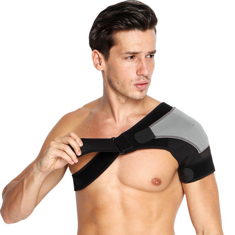 Shoulder Brace Lightweight Adjustable Single Shoulder Support Brace for Muscle