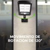Maíz Lampara Solar Reflector Luz Led Jardin Exterior Pared Sensor