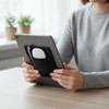 Aeaocvo Mouse Holder Sleeve, Adhesive Mouse Pocket for Laptop, 5.7x4.7in