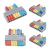 MiJunHD 3 In 9 Out Quick Lever Push-in Electrical Wire