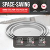 Bakken Swiss Pizza Tray Set 3-Piece – Gray Ceramic Coating,