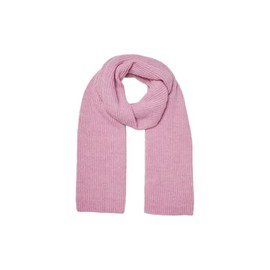VERO MODA Vmgila Rib Scarf Noos Scarf, Fuchsia Pink/Detail: White Melange, One Size, Fuchsia pink/detail: white melange