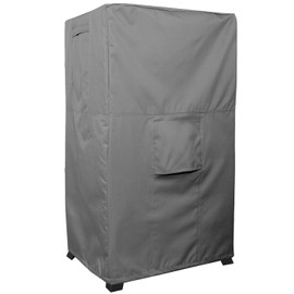 KHOMO GEAR Smoker Cover Waterproof Heavy Duty Square Smoker Protector - Grey, 17" Long x 20" Wide x 35.5" high