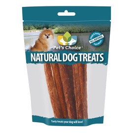 Pet's Choice Natural Dog Treats, Elk Jerky, 6 Count, Brown (0001-6PK)