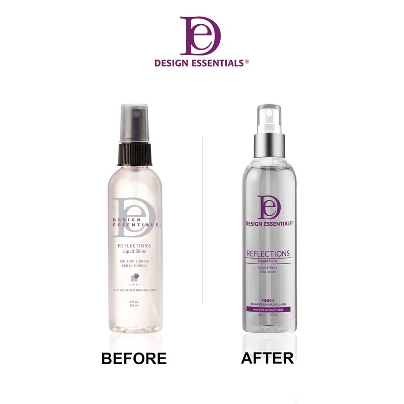 Design Essentials Reflections Liquid Shine, Lightweight Hair Polish Spray for