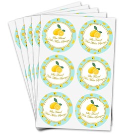 She Found Her Main Squeeze Lemon Bridal Shower Favor Stickers,Great for Party Favors, Envelope Seals and Goodie Bags,2 inches 180pcs.
