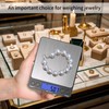 SKEAP Digital Jewelry Scale – 500g x 0.01g Precision Gold