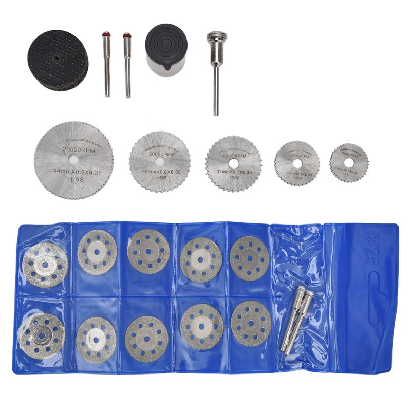 60Pcs Cutting Wheel Mini Wood Cutter Disc Saw Blade Tool