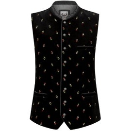 Stockerpoint Men's Vittorio Costume Vest, black