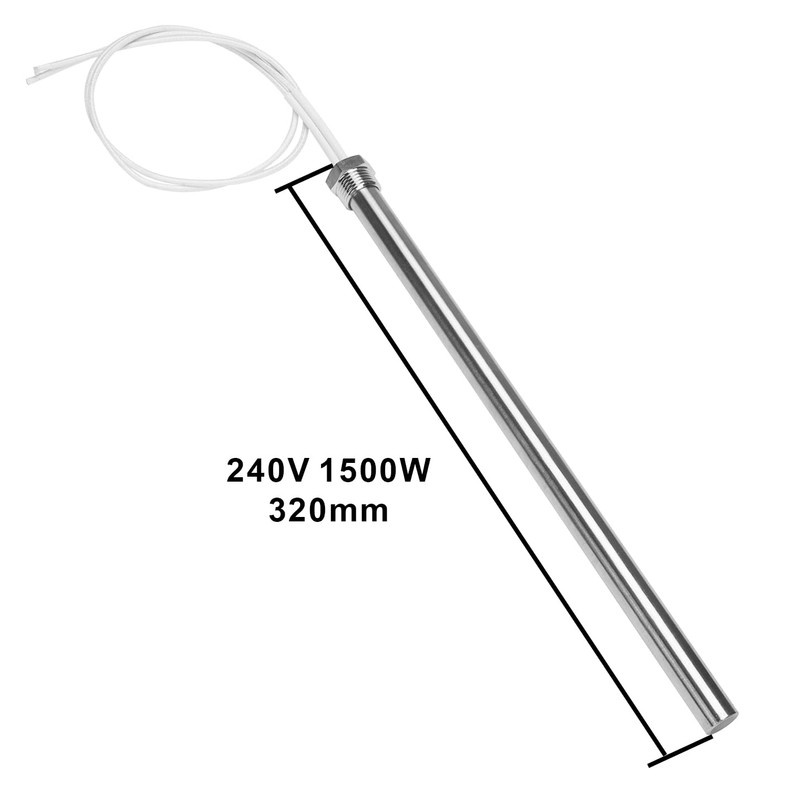 DERNORD Immersion Cartridge Heater 240V 1500W Hot Rod Heating Element