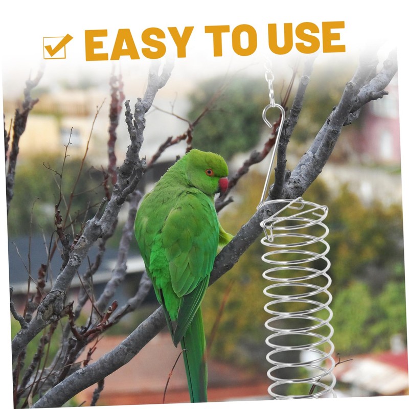 BESPORTBLE Bird Feeder Hanging Fork for Parrots Durable Vegetable Fruit