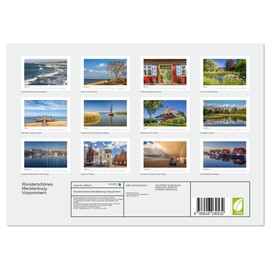 Beautiful Mecklenburg-Vorpommern (Wall Calendar 2026 DIN A4 Landscape), CALVENDO Monthly Calendar: Mecklenburg-Western Pomerania, the Beautiful Land on the Baltic Sea (CALVENDO Natur)