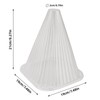 20Pcs Garden Cloche Frost Protection Transparent Rectangular Reusable Cloche Plant
