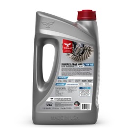 TRIAX Synergy Gear MAX 75W-140 GL-5, PAO Synthetic Long-Drain Axle, Differential Extreme Pressure Oil, Limited Slip Ready, 750,000 Mile Rating on Highway (1 Gal)