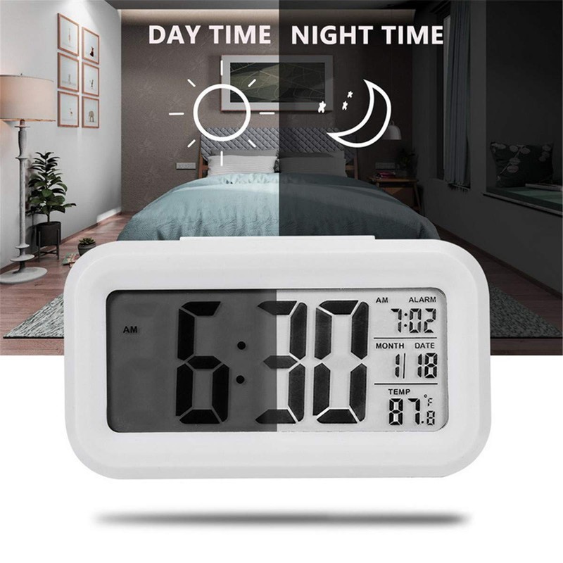 TXY LED Digital Alarm Clock Backlight Snooze Mute Calendar Desktop