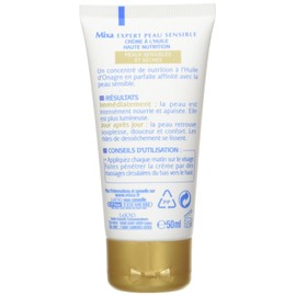 Mixa Expert Nourishing Cream for Sensitive Skin - With Evening Primrose Oil 5% Glycerine / Evening Primrose Oil - 50ml