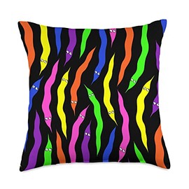 Worm on a String Throw Pillow
