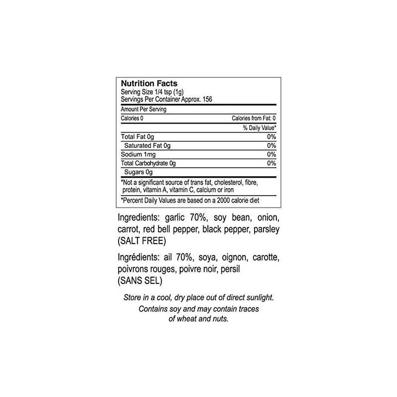 The Gourmet Collection Spice Blends: "Garlic Bread" 4.9oz (140g)