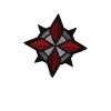 Unbranded Resident Evil Umbrella Corporation USS Star Logo 3" Tall Embroidered Patch