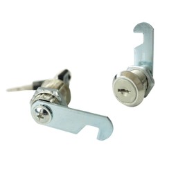 Molyorch 5 pieces locker door lock with 10 keys, cam lock, mailbox lock, cylinder lock, furniture lock, for storage cabinets, wardrobes, drawer cabinets (16 mm)