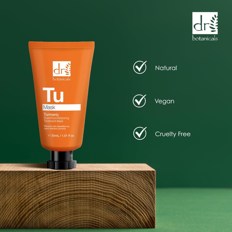 Dr Botanicals Turmeric Superfood Restoring Treatment Mask The Apothecary Collection