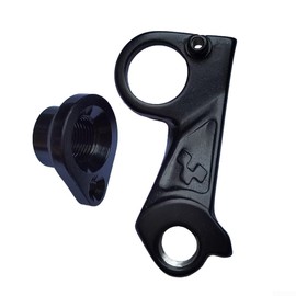 Rear Derailleur Hanger, Aluminum Bicycle Rear Hook, Bicycle Stereo Rear Derailleur Mech Hanger, Dropout & Screws for Cube Mountain Bikes