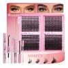 804 Kit Pestañas Maquillaje Completo Diy Extension 9-18mm
